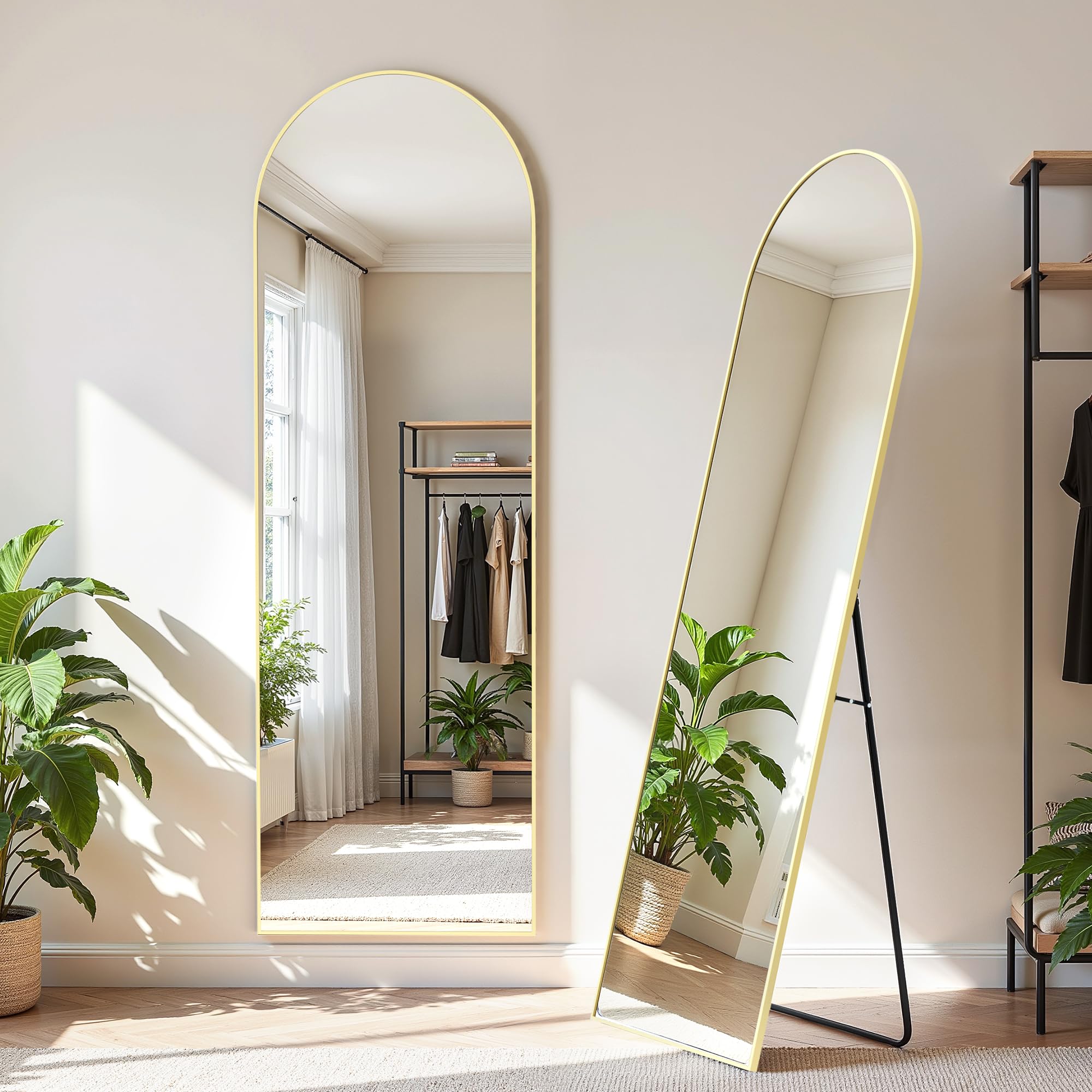 Amazon.com: Simple Deluxe Arched Full Length Mirror, 64